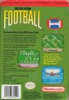 NES Play Action Football Box Art Back